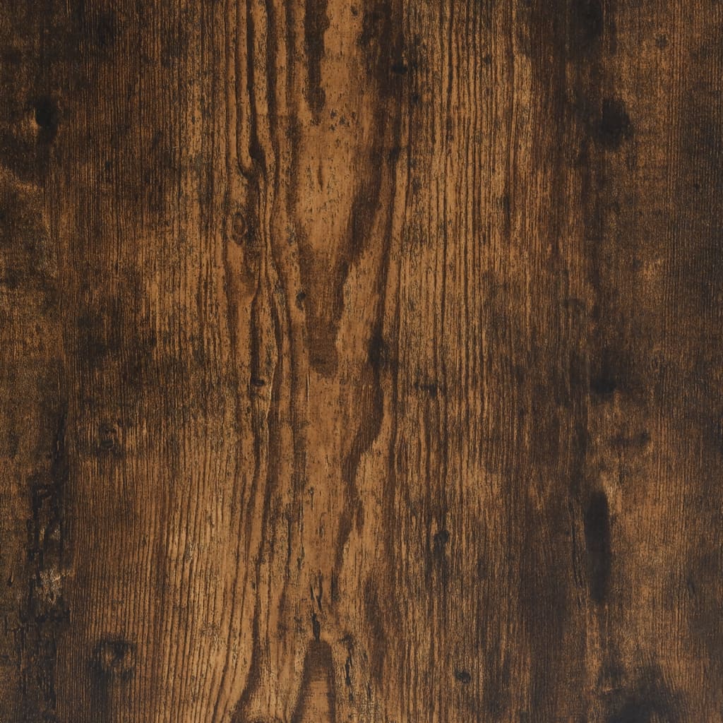 vidaXL Kampinė spintelė, dūminio ąžuolo, 33x33x100cm, apdirbta mediena