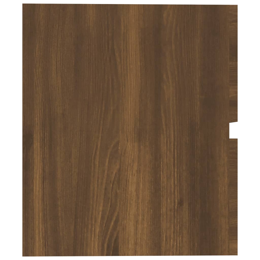 vidaXL Spintelė praustuvui, ruda ąžuolo, 60x38,5x45cm, mediena