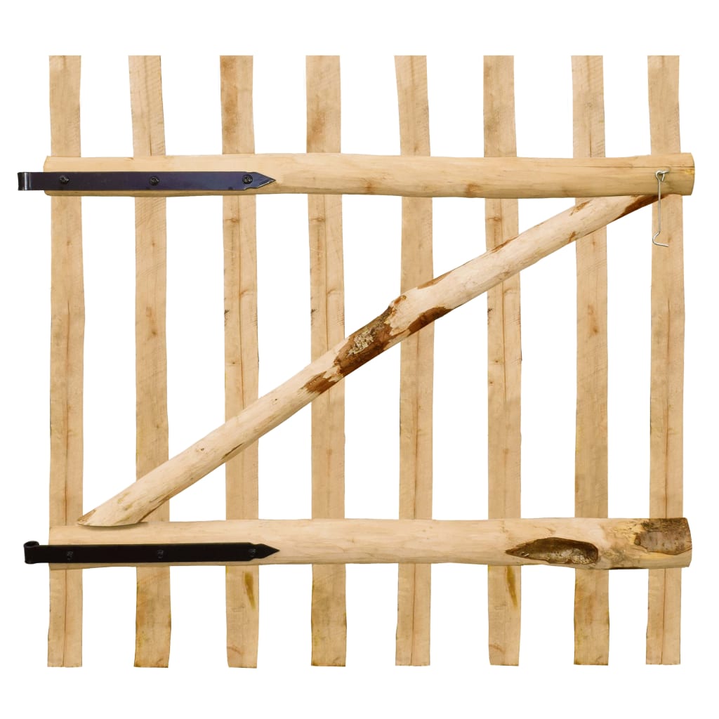 vidaXL Tvoros vartai, lazdyno mediena, 100x100cm