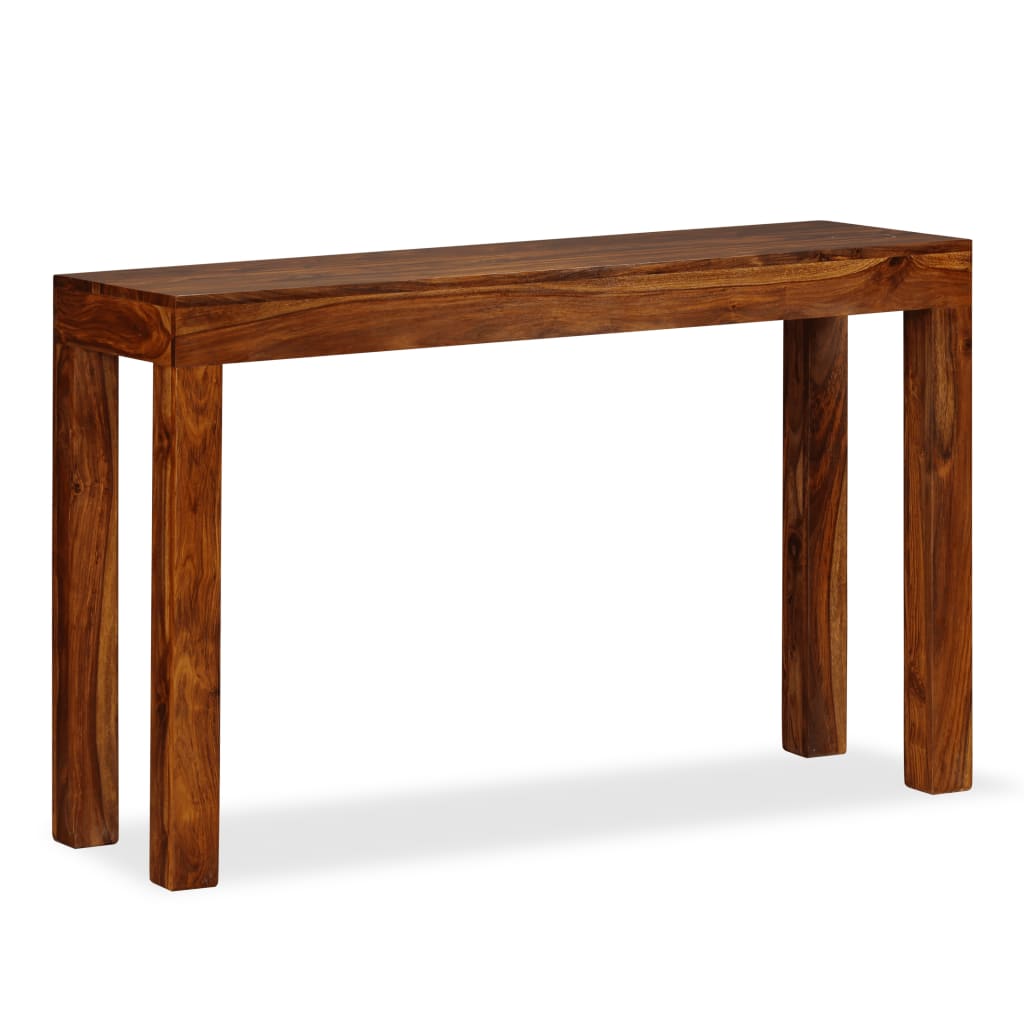 vidaXL Konsolinis staliukas, rausv. dalbergijos mediena, 120x35x75cm