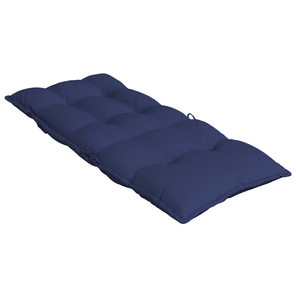 vidaXL Kėdės pagalvėlės, 2vnt., tamsiai mėlynos, oksfordo audinys