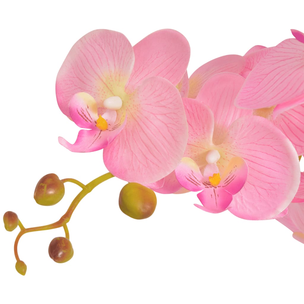vidaXL Dirbtinė orchidėja su vazonu, 65 cm, rožinė