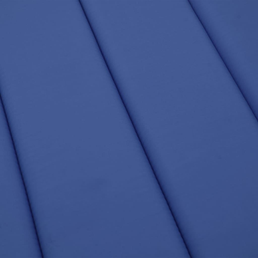 vidaXL Saulės gulto čiužinukas, mėlynas, 186x58x3cm, audinys