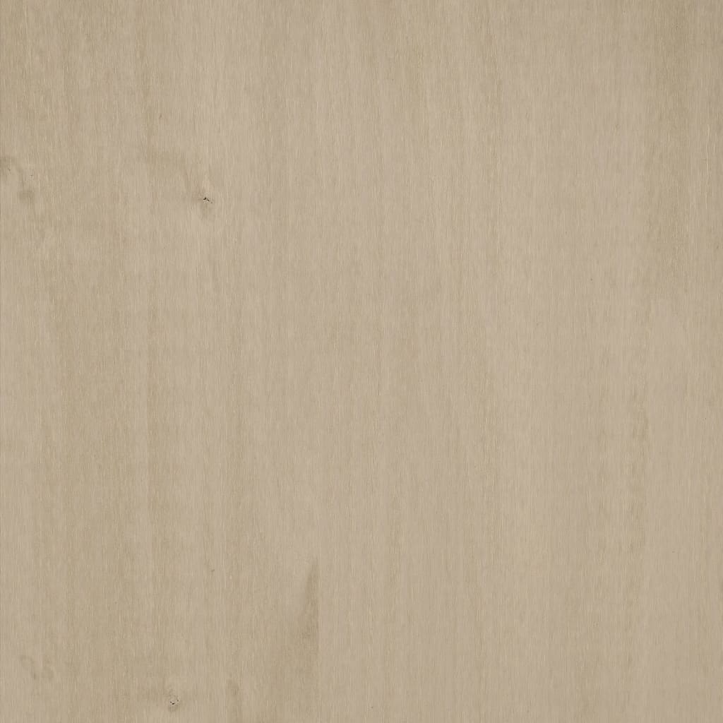 vidaXL Šoninė spintelė HAMAR, medaus ruda, 113x40x80cm, pušies masyvas