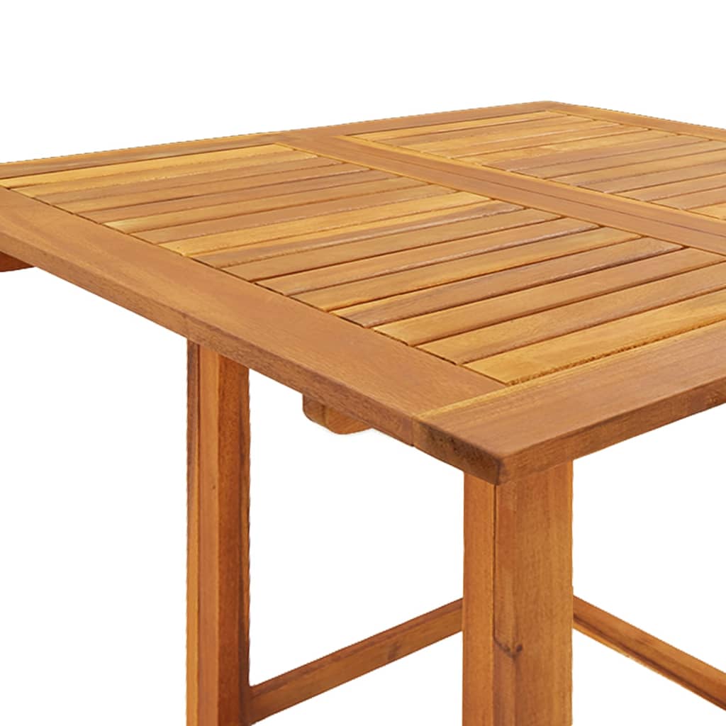 vidaXL Bistro staliukas, 75x75x110cm, akacijos medienos masyvas