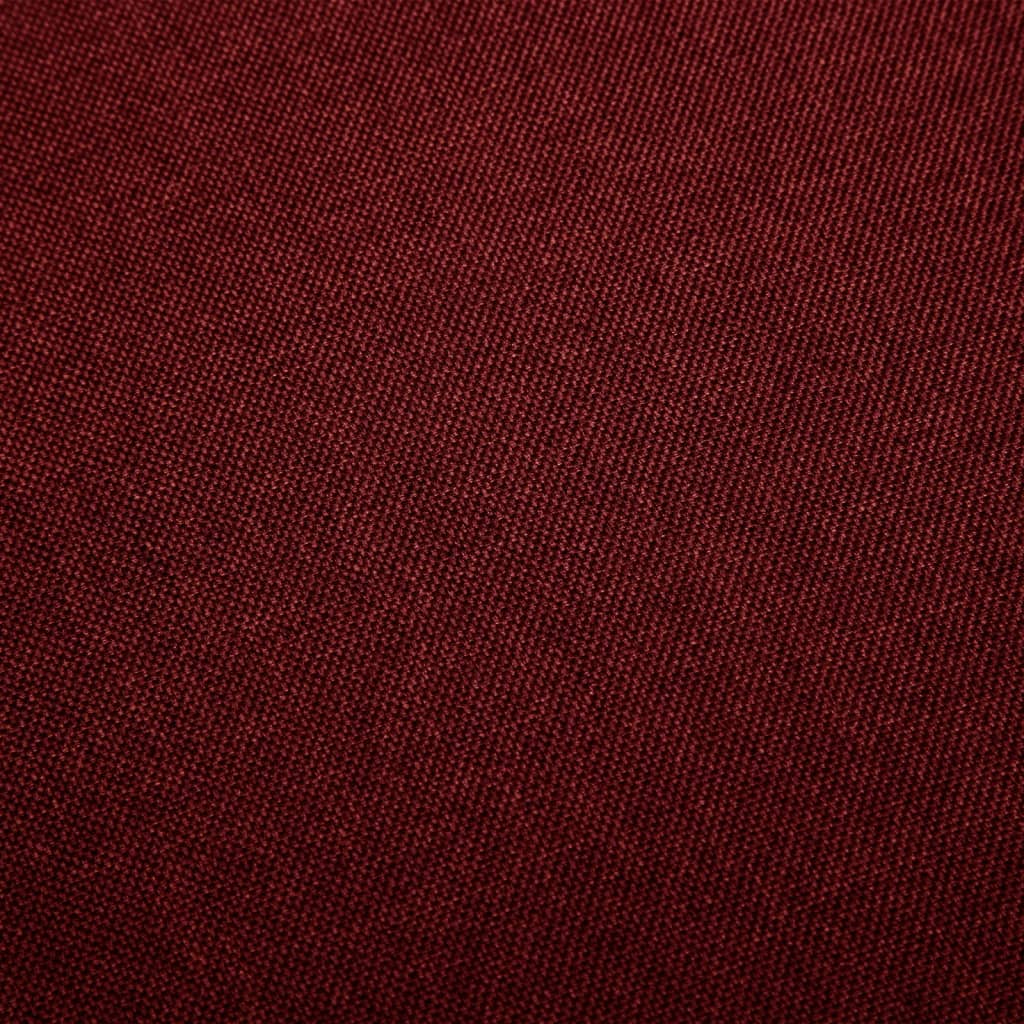 vidaXL Pasukama valgomojo kėdė, vyno raudona, audinys (330399)