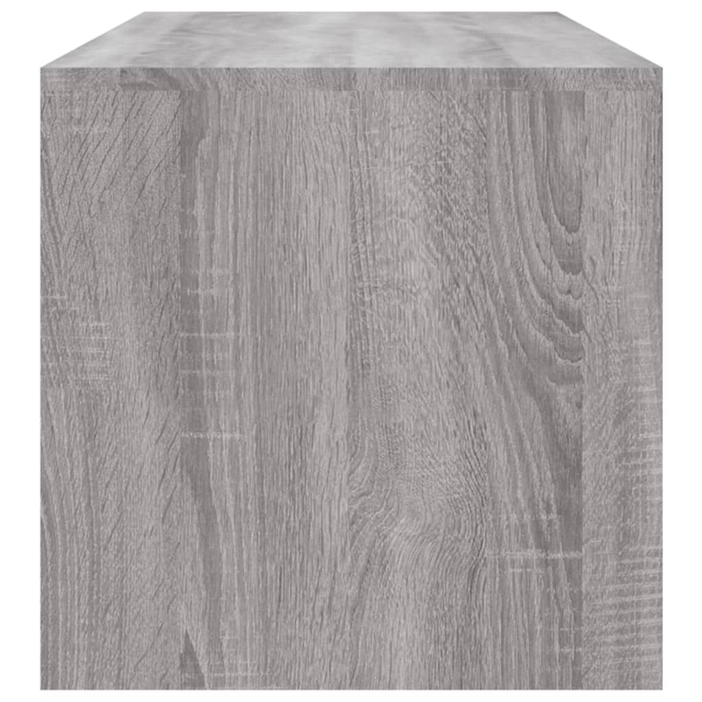 vidaXL Kavos staliukas, pilkas ąžuolo, 100x40x40cm, apdirbta mediena
