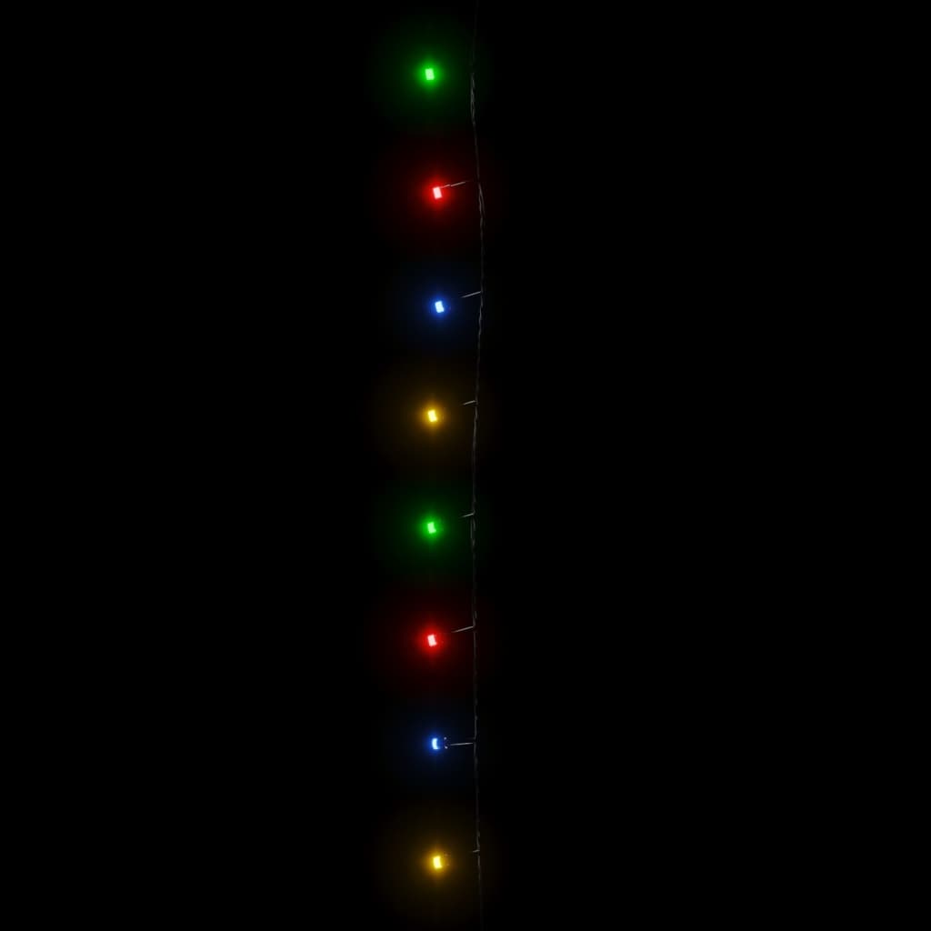 vidaXL LED lempučių girlianda, 15m, PVC, 150 įvairių spalvų LED