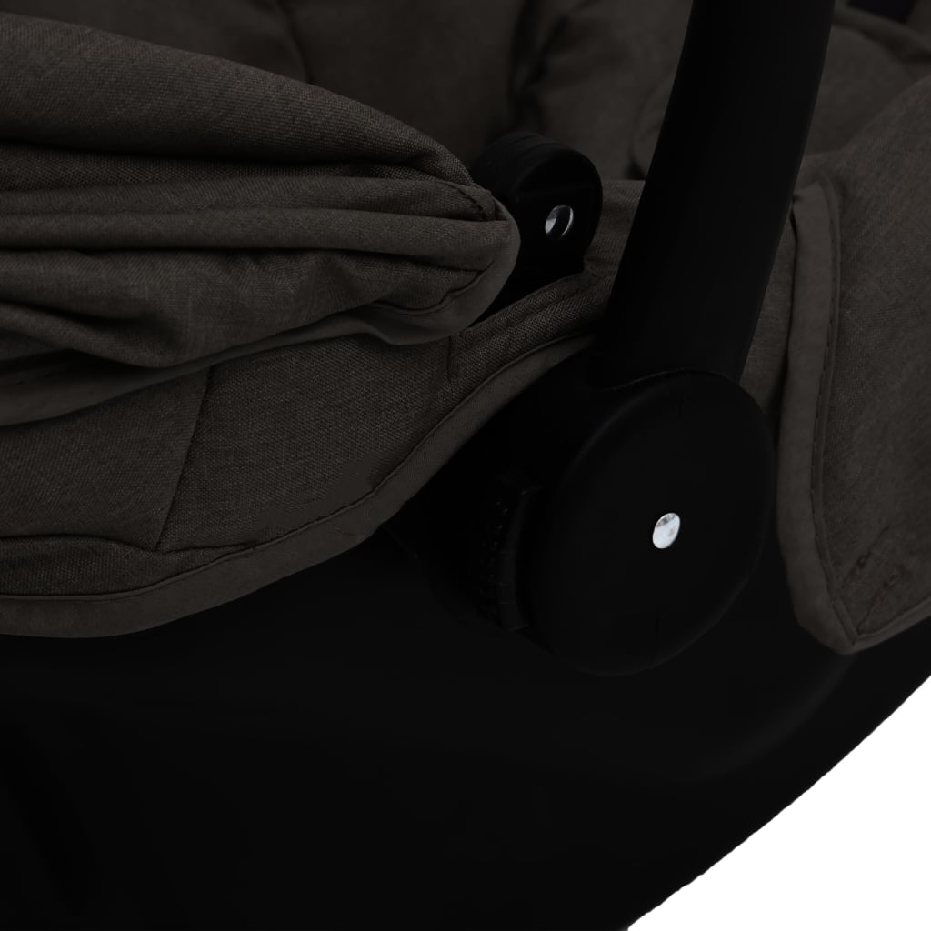 vidaXL Automobilinė kėdutė kūdikiams, antracito spalvos, 42x65x57cm