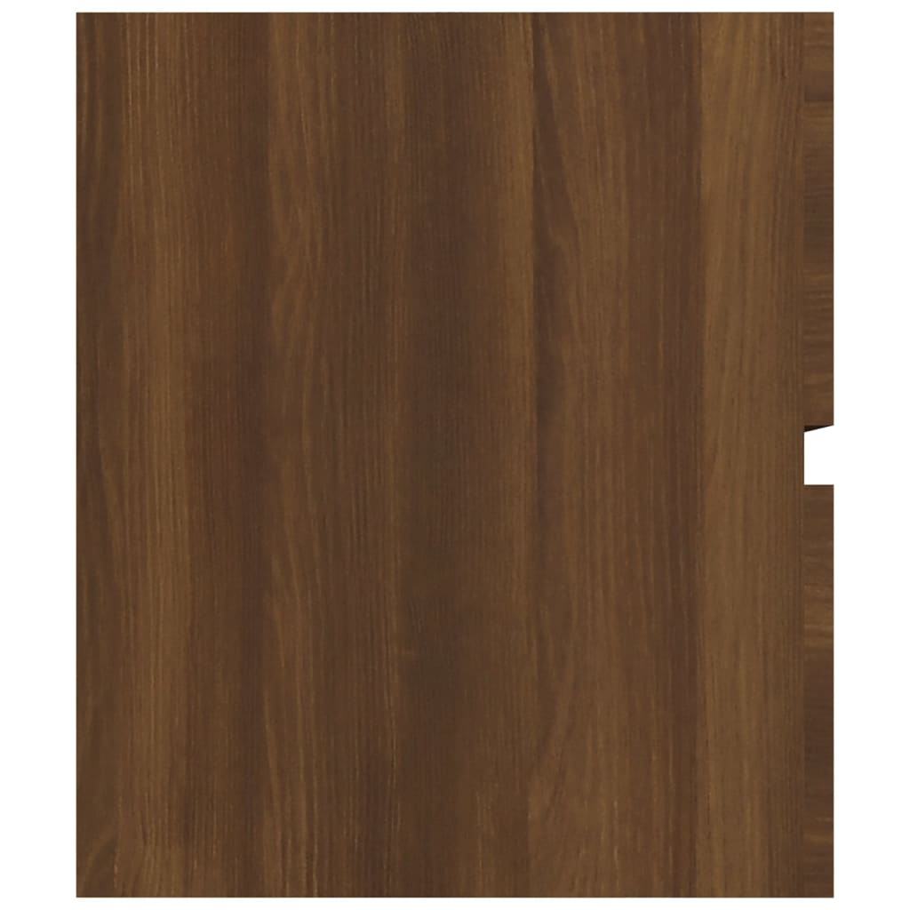 vidaXL Spintelė praustuvui, ruda ąžuolo, 90x38,5x45cm, mediena
