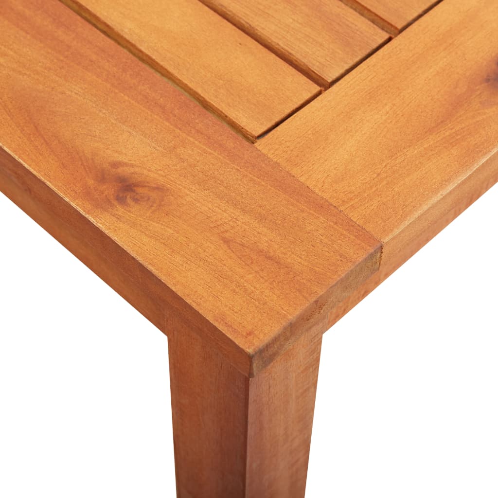 vidaXL Sodo stalas, 150x90x74cm, akacijos medienos masyvas