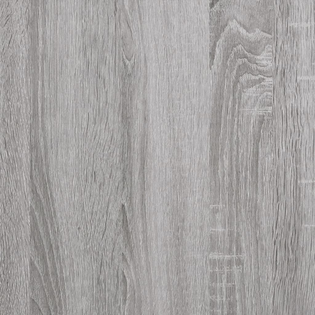 vidaXL Konsolinis staliukas, pilkas ąžuolo, 140x29x75cm, mediena