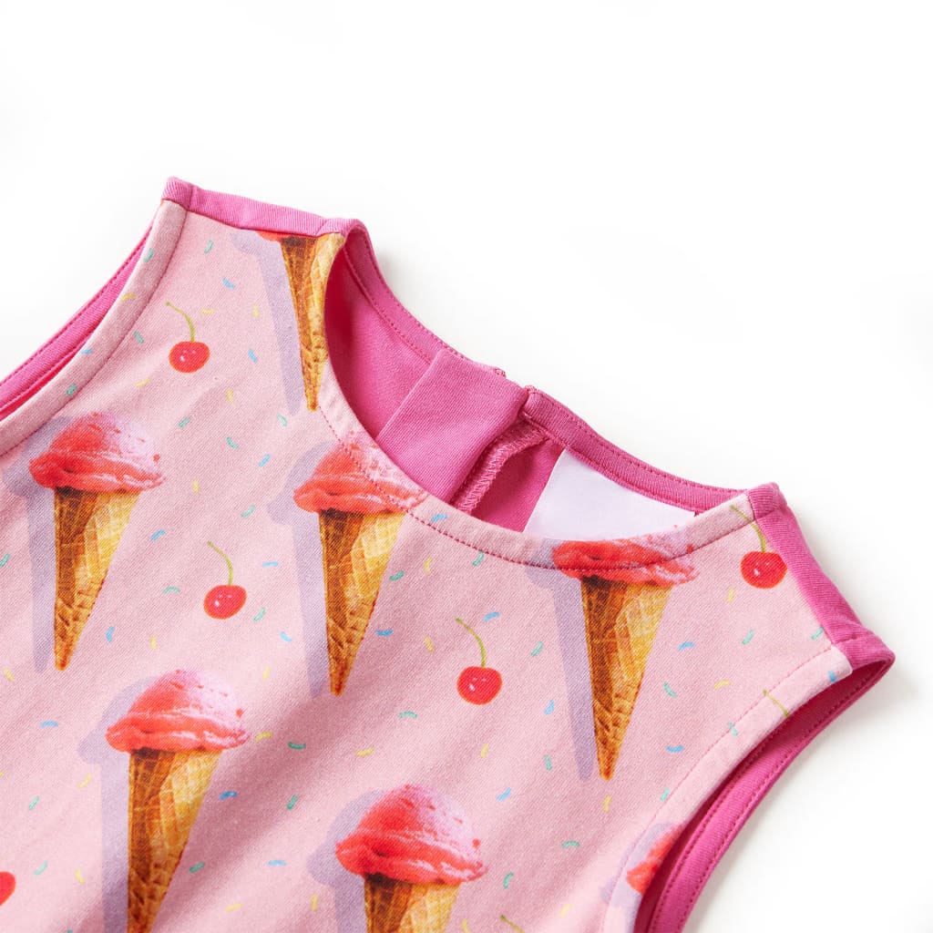Vaikiška suknelė, ryškiai rožinės spalvos, 92 dydžio