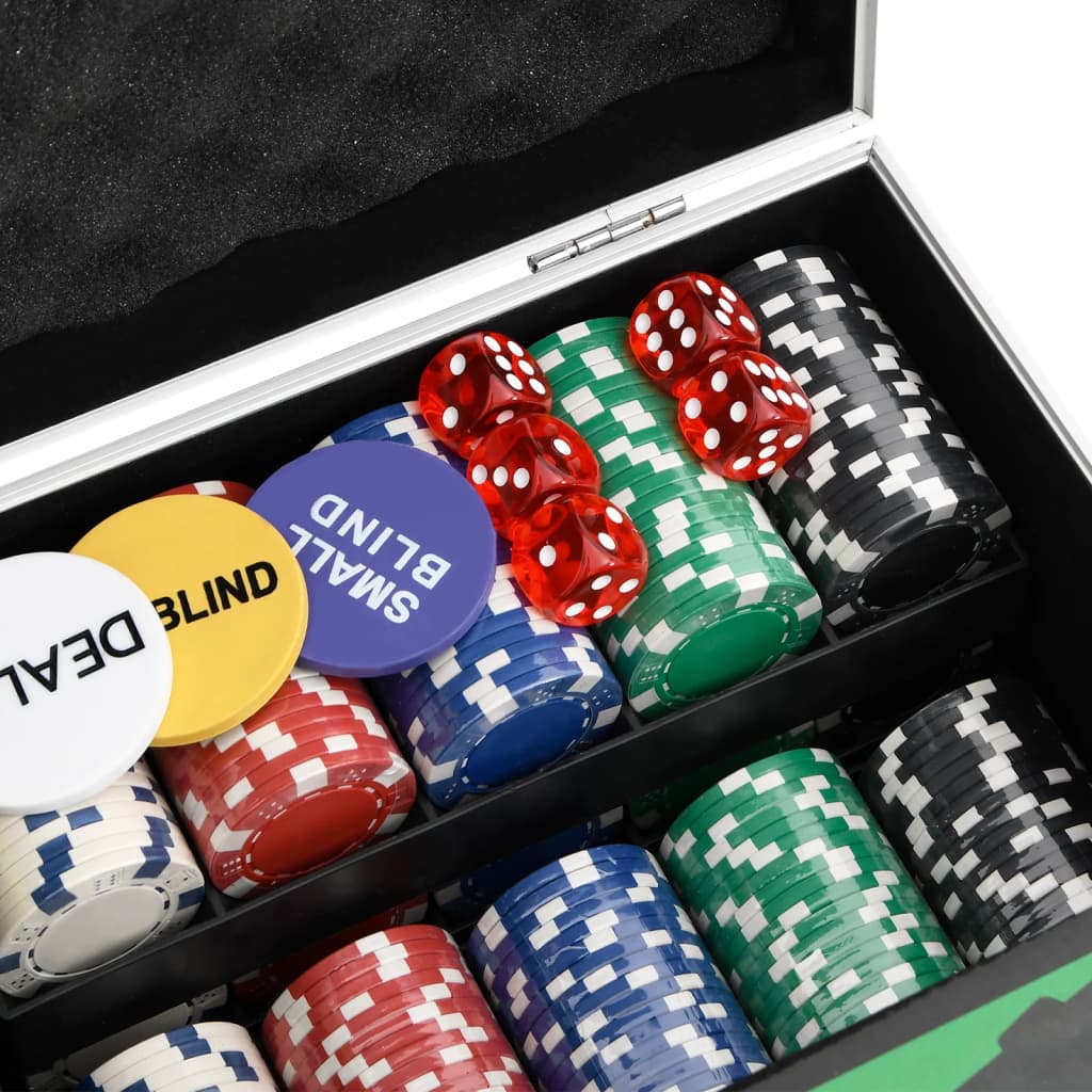 vidaXL Pokerio žetonų rinkinys, 300vnt., 11,5g