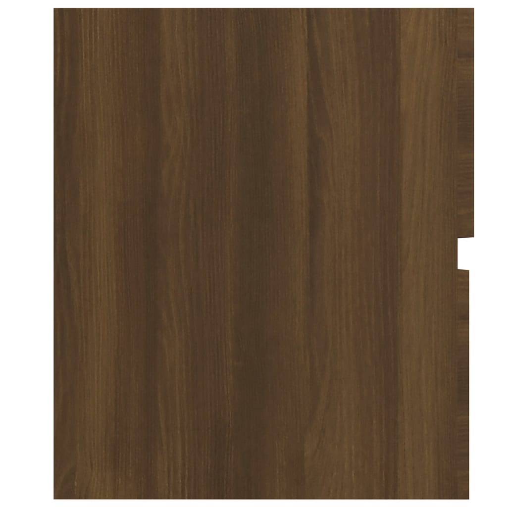 vidaXL Spintelė praustuvui, ruda ąžuolo, 80x38,5x45cm, mediena