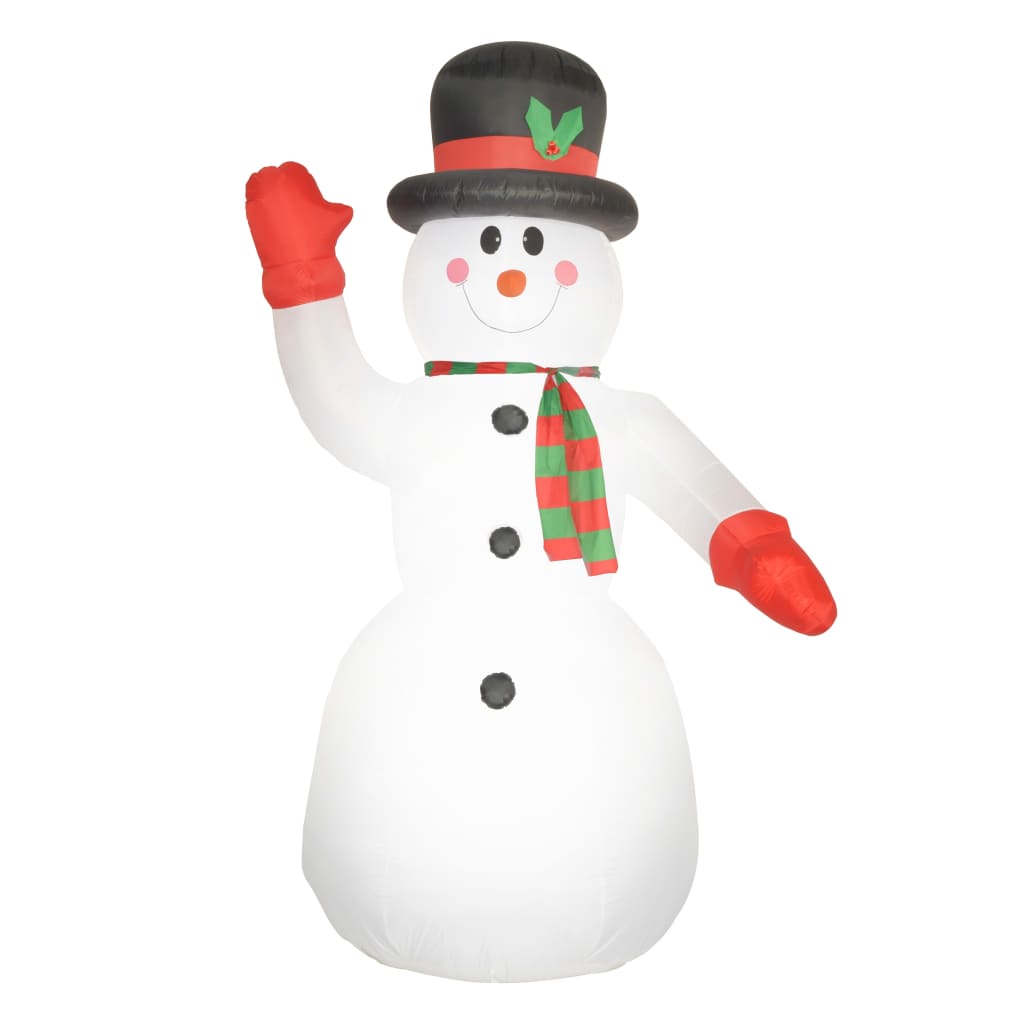 vidaXL Pripučiamas sniego senis, kalėdinė dekoracija, LED IP44, 300cm