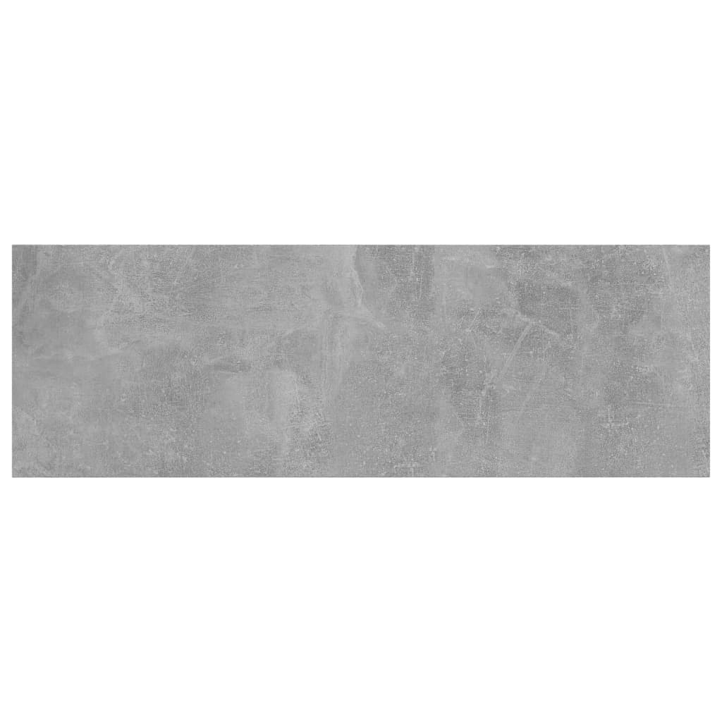 vidaXL Knygų lentynos plokštės, 8vnt., betono pilkos, 60x20x1,5cm, MDP