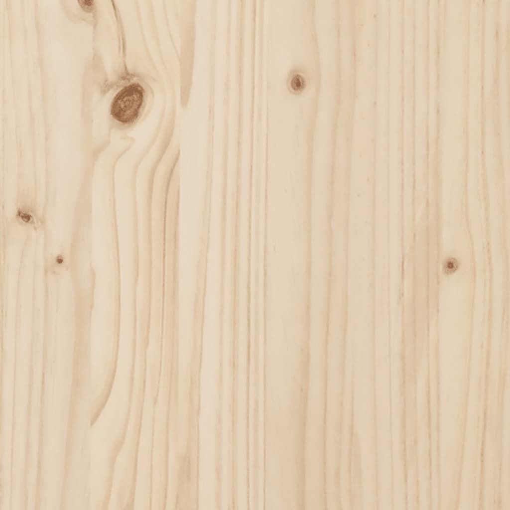 vidaXL Lova, 90x190cm, pušies medienos masyvas