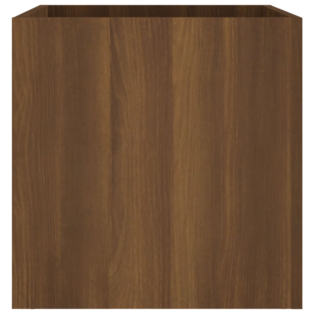 vidaXL Lovelis, rudos ąžuolo spalvos, 40x40x40cm, apdirbta mediena
