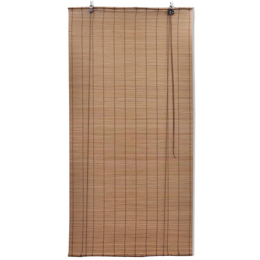 Roletas, rudos spalvos, 80x160cm, bambukas