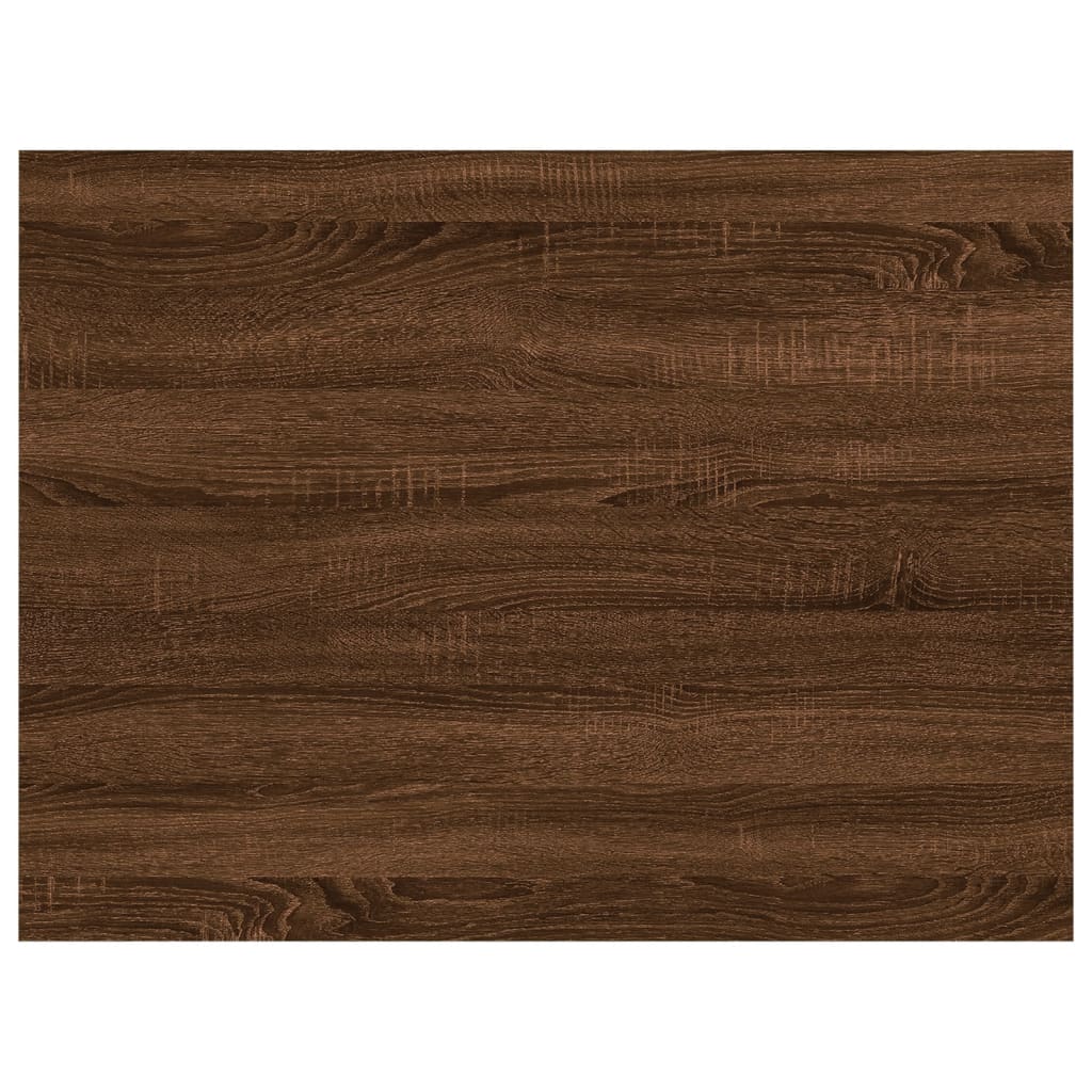 vidaXL Sieninės lentynos, 4vnt., rudos ąžuolo, 40x30x1,5cm, mediena