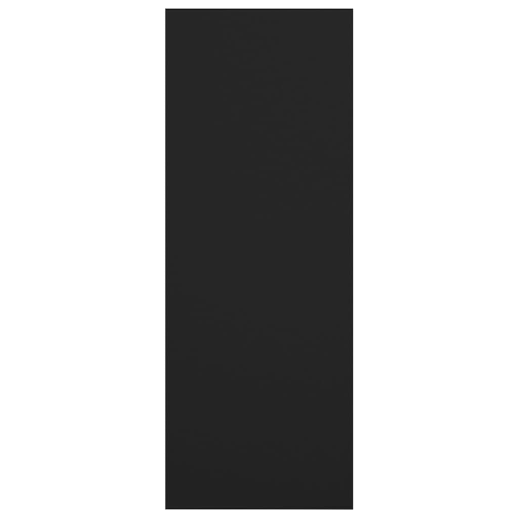 vidaXL Konsolinis staliukas, juodos spalvos, 78x30x80cm, MDP