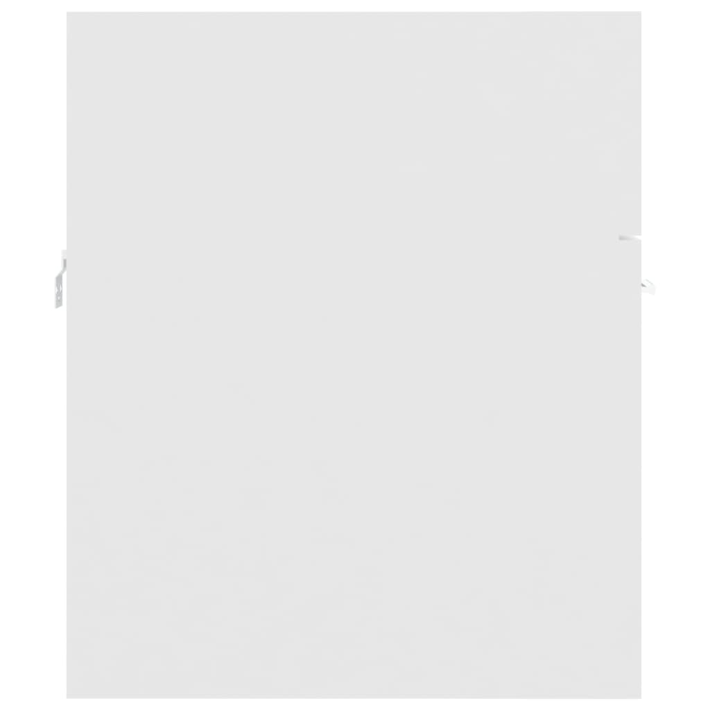 vidaXL Spintelė praustuvui, baltos spalvos, 41x38,5x46cm, MDP