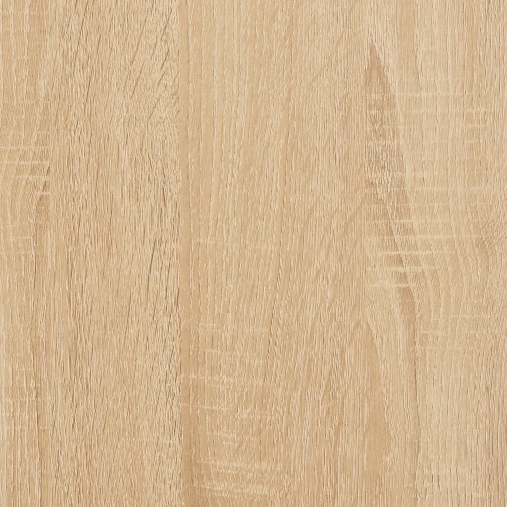 vidaXL Vinilinių plokštelių spintelė, ąžuolo, 85x38x48cm, mediena