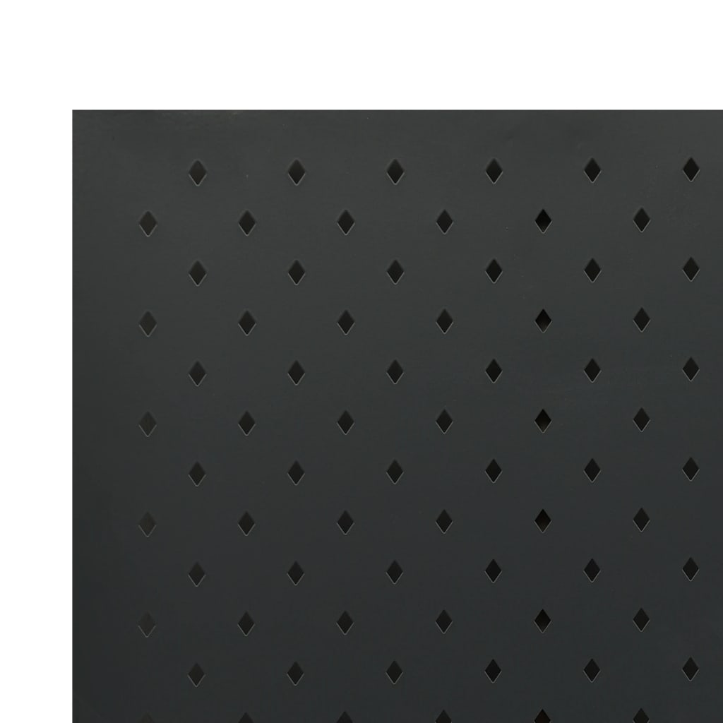 vidaXL Kambario pertvara, 3 dalių, juodos spalvos, 120x180cm, plienas