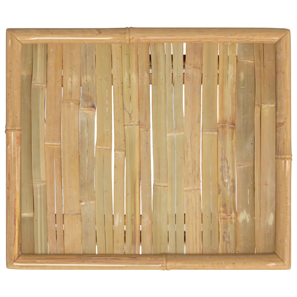 vidaXL Sodo stalas, 65x55x30cm, bambukas