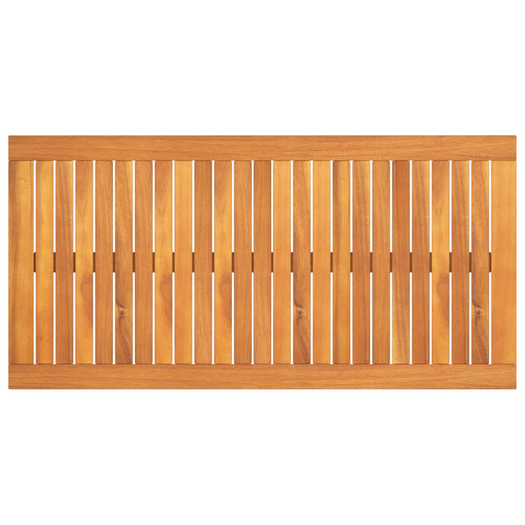 vidaXL Kavos staliukas, 100x50x33cm, akacijos medienos masyvas