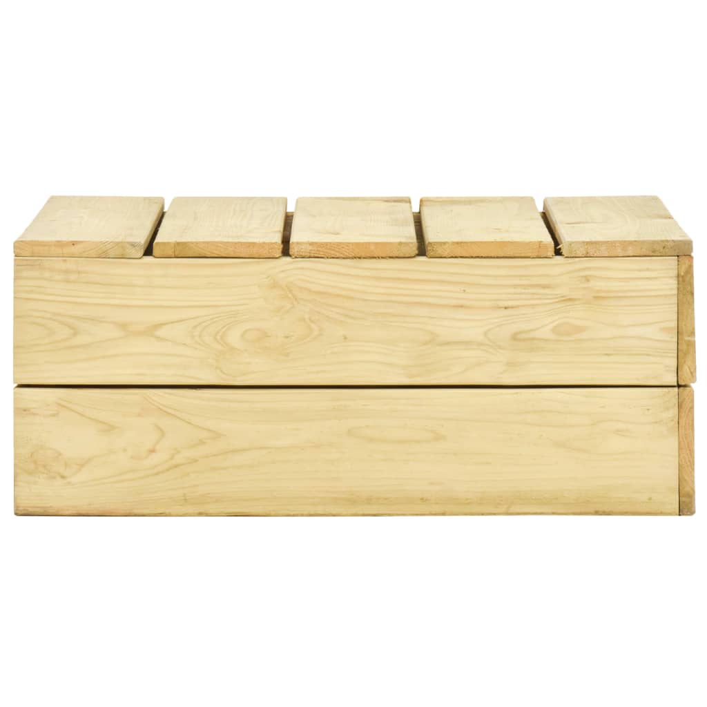 vidaXL Sodo poilsio komplektas, 4 dalių, impregnuota pušies mediena