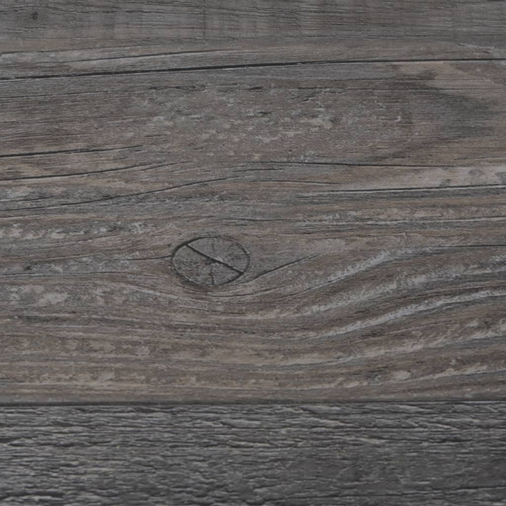vidaXL Grindų plokštės, medienos spalva, PVC, prilipdomos, 5,02m², 2mm