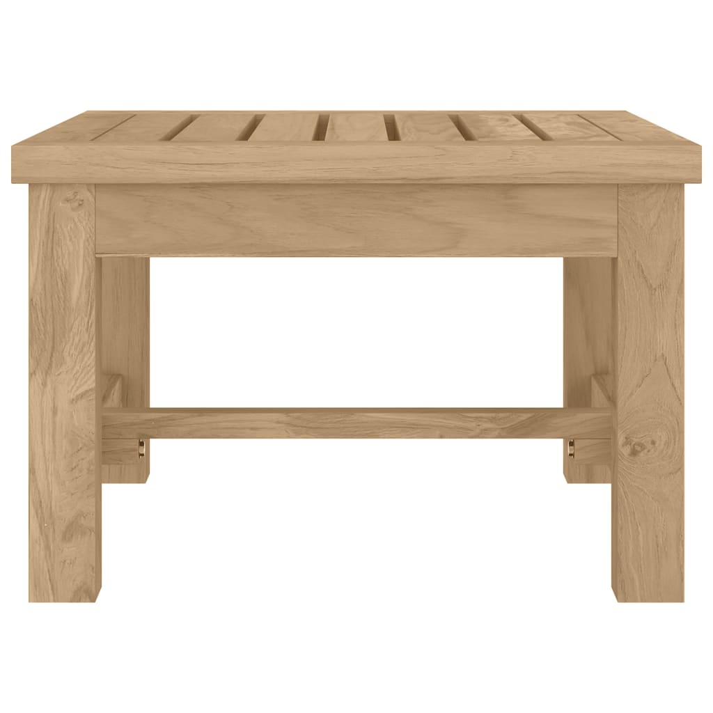 vidaXL Kavos staliukas, 45x45x30cm, tikmedžio medienos masyvas