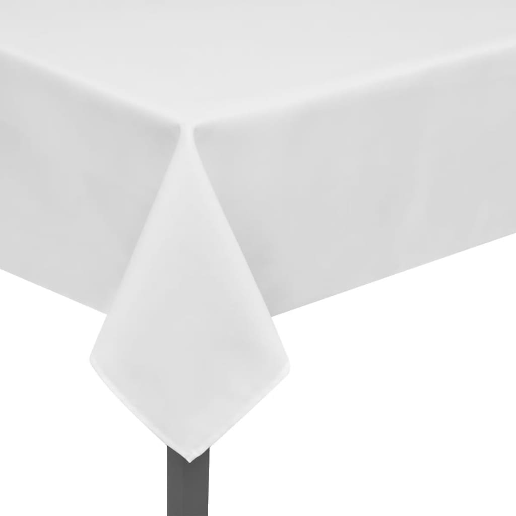 5 Staltiesės, Baltos, 190 x 130 cm