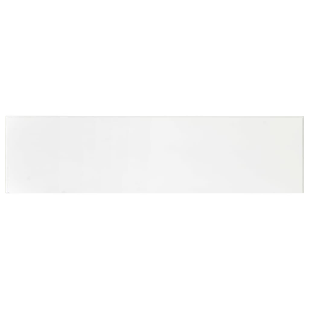 vidaXL Konsolinis staliukas, baltas, 110x30x76cm, apdirbta mediena