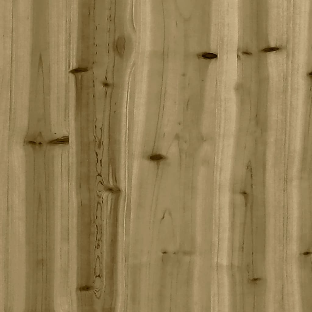 vidaXL Sodo lovelis, 150x50x70cm, impregnuota pušies mediena