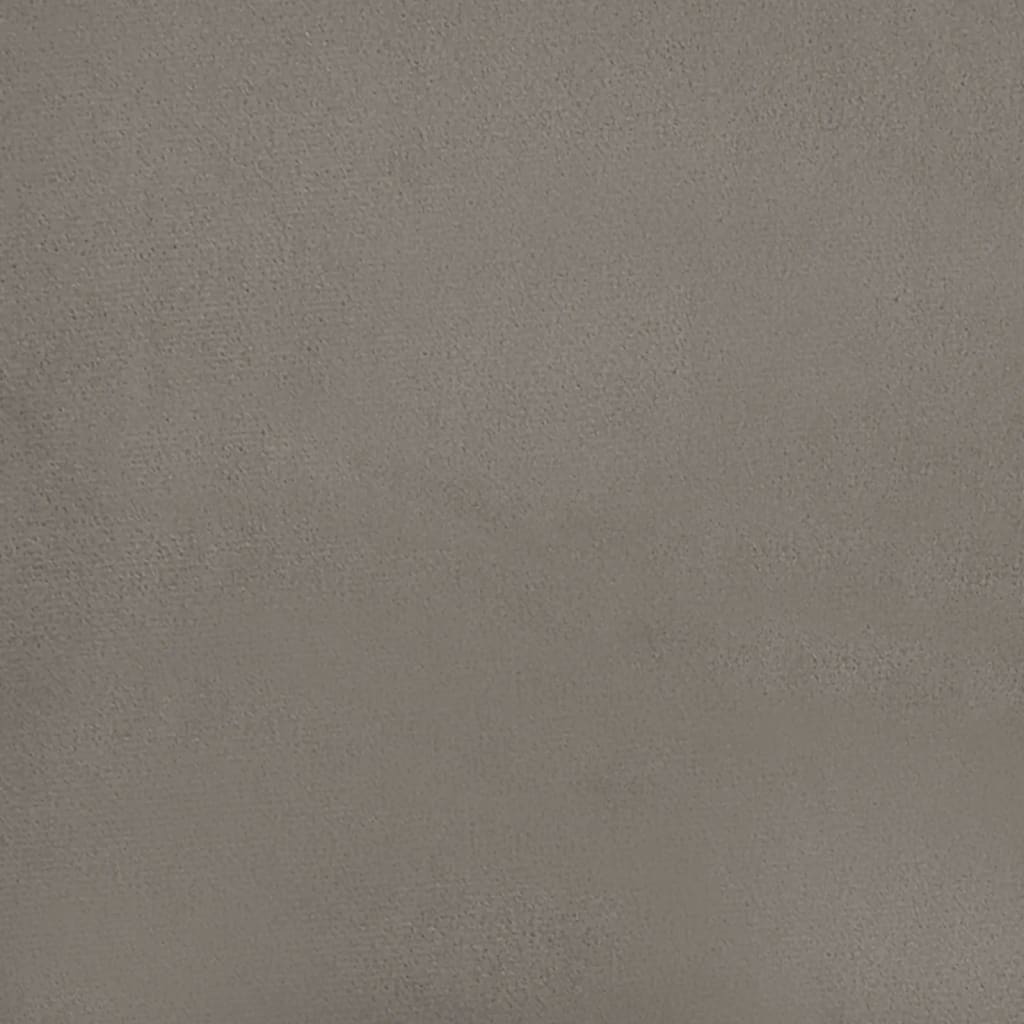 vidaXL Sienų plokštės, 12vnt., pilkos, 60x15cm, aksomas, 1,08m²