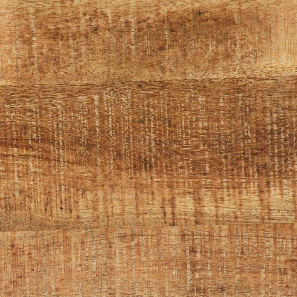 vidaXL Valgomojo stalas, masyvi mango mediena ir plienas, 120x60x76cm