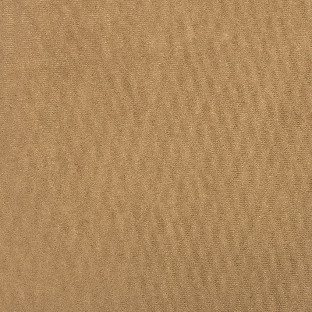 vidaXL Pagalvėlės, 2vnt., rudos spalvos, 15x50cm, aksomas