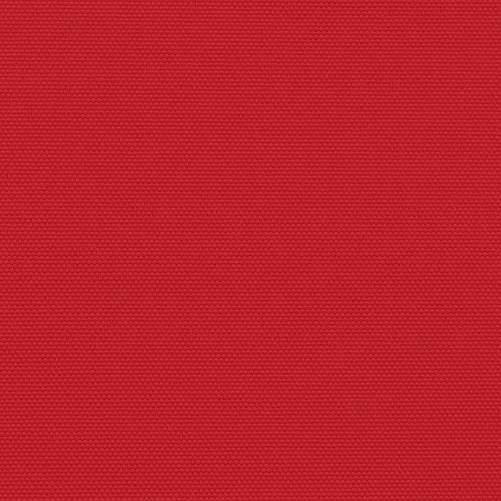 vidaXL Ištraukiama šoninė pertvara, raudonos spalvos, 140x600cm
