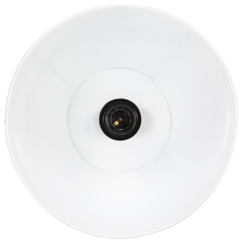 vidaXL Pakabinamas šviestuvas, baltas, 28,5cm, 25W, apskritas, E27