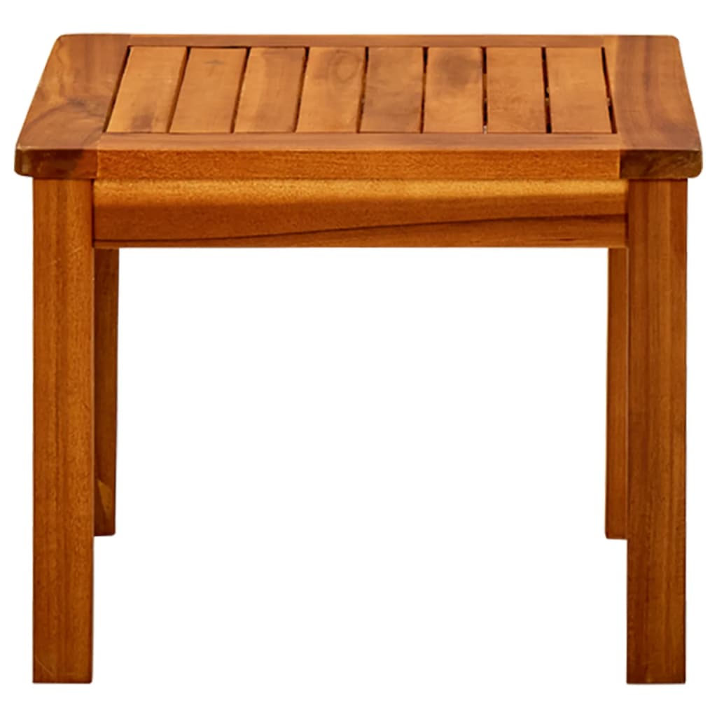 vidaXL Sodo kavos staliukas, 45x45x36cm, akacijos medienos masyvas