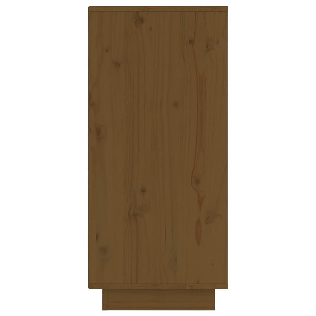 vidaXL Šoninės spintelės, 2vnt., medaus rudos, 31,5x34x75cm, pušis