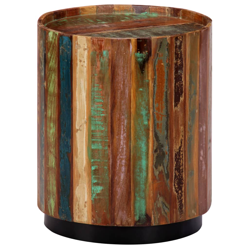 vidaXL Kavos staliukas, 38x45 cm, perdirbtos medienos masyvas