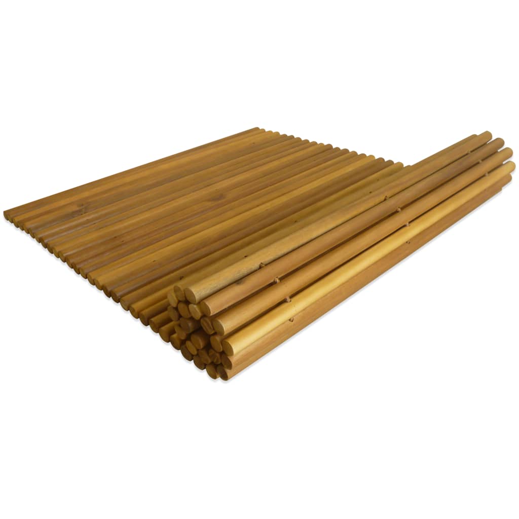 vidaXL Vonios kilimėlis, akacijos mediena, 80 x 50 cm