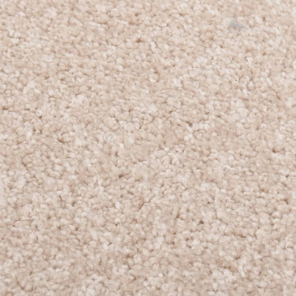 vidaXL Kilimėlis, tamsios smėlio spalvos, 160x230cm, trumpi šereliai
