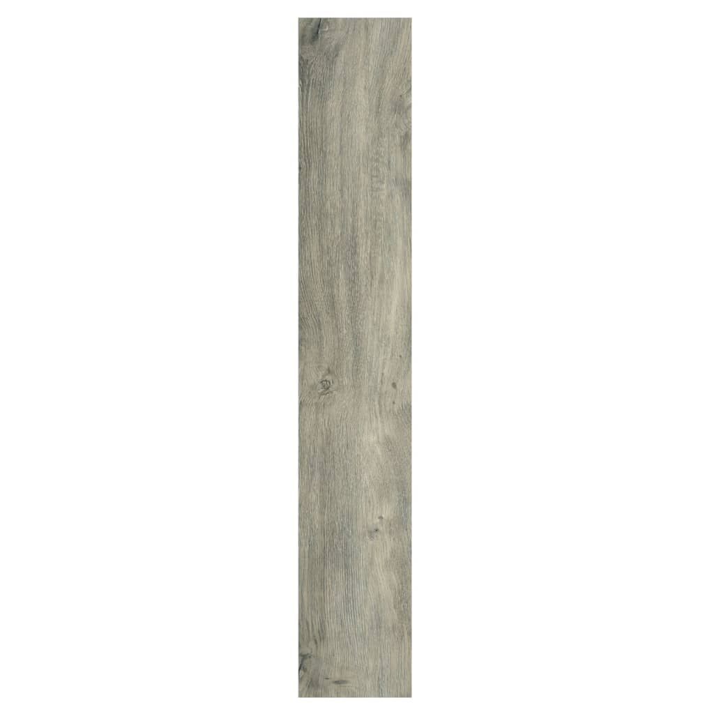 vidaXL Sienų plokštės, pilkos, 2,06m², PVC, medienos imitacijos