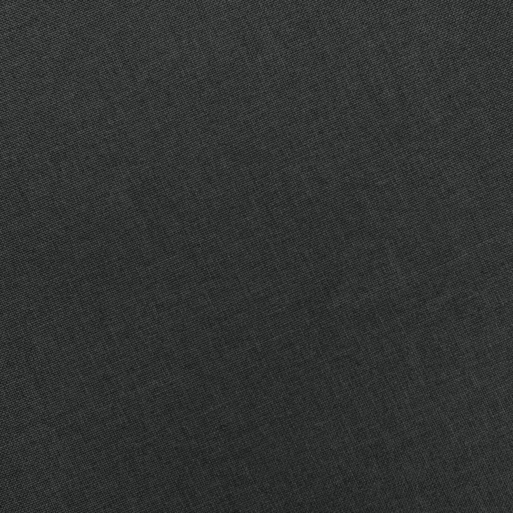 vidaXL Masažinis krėslas su pakoja, tamsiai pilkos spalvos, audinys