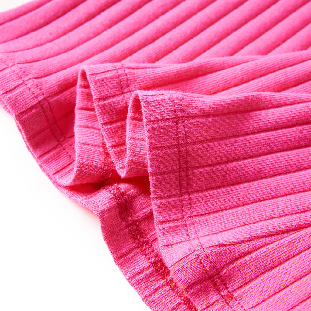Vaikiški marškinėliai ilgomis rankovėmis, rožiniai, juostų rašto